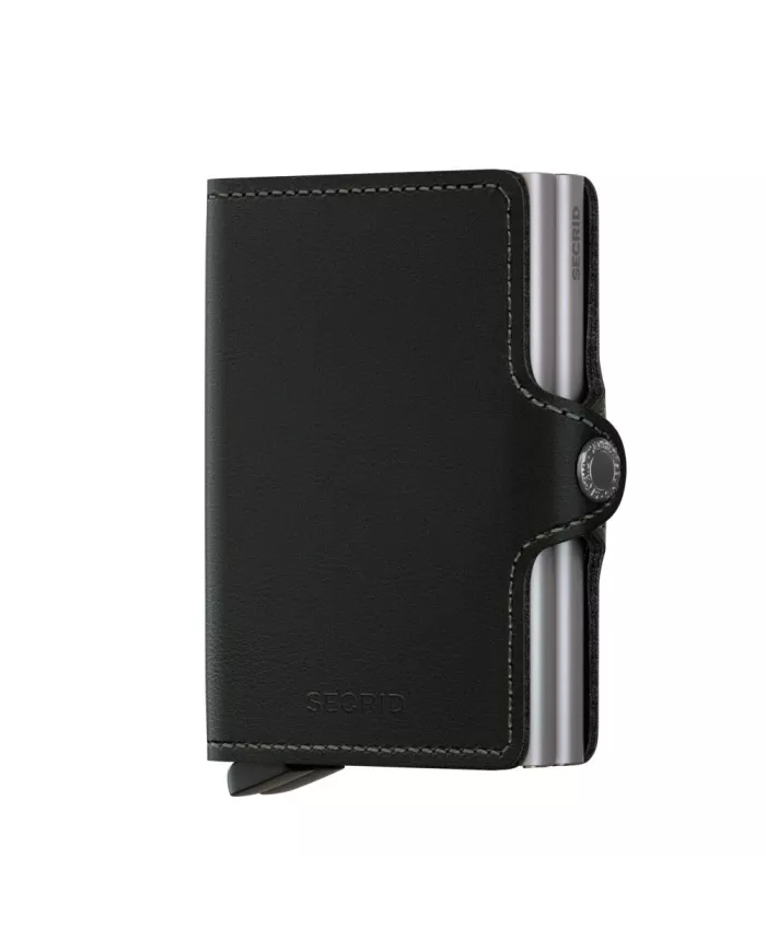 Secrid - Porte-cartes de crédit en cuir noir 