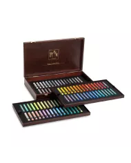 Coffret bois de pastels Artist Neopastel Caran d'Ache assortiment de 96 couleurs