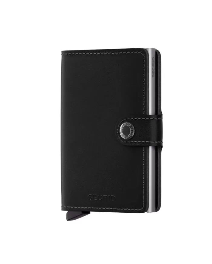 Secrid - Porte-cartes de crédit en cuir noir 