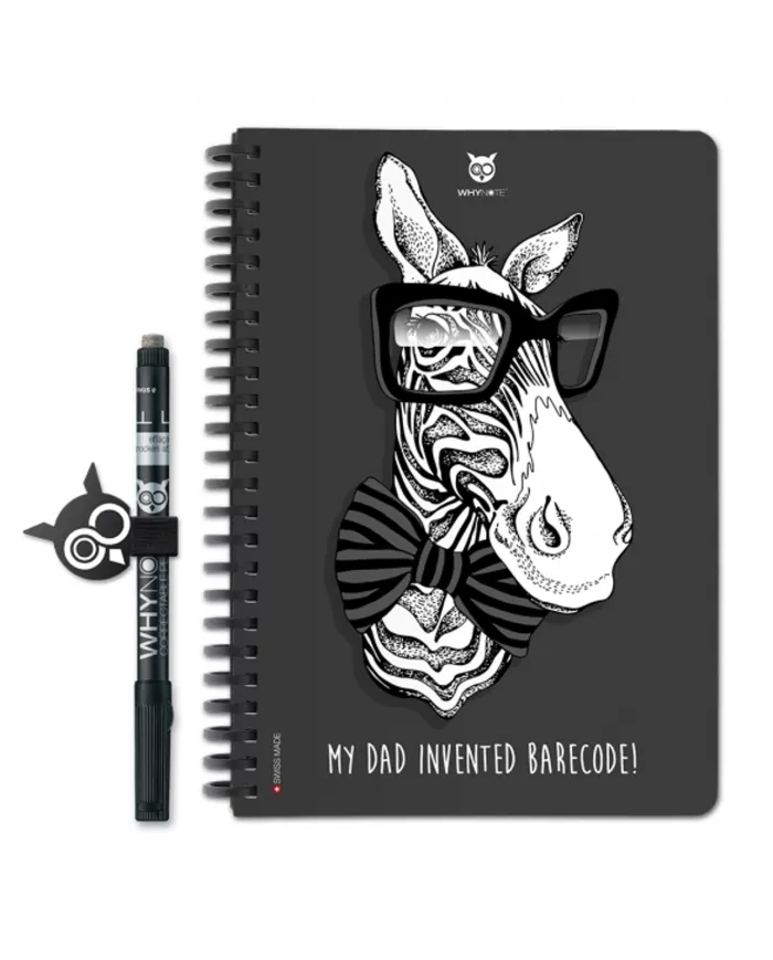 WhyNote - Book A5 Zebra