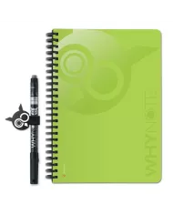 WhyNote - Book A5 Bleu, Vert ou Rouge