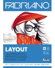 Bloc de papier Layout 75gr, 70flles