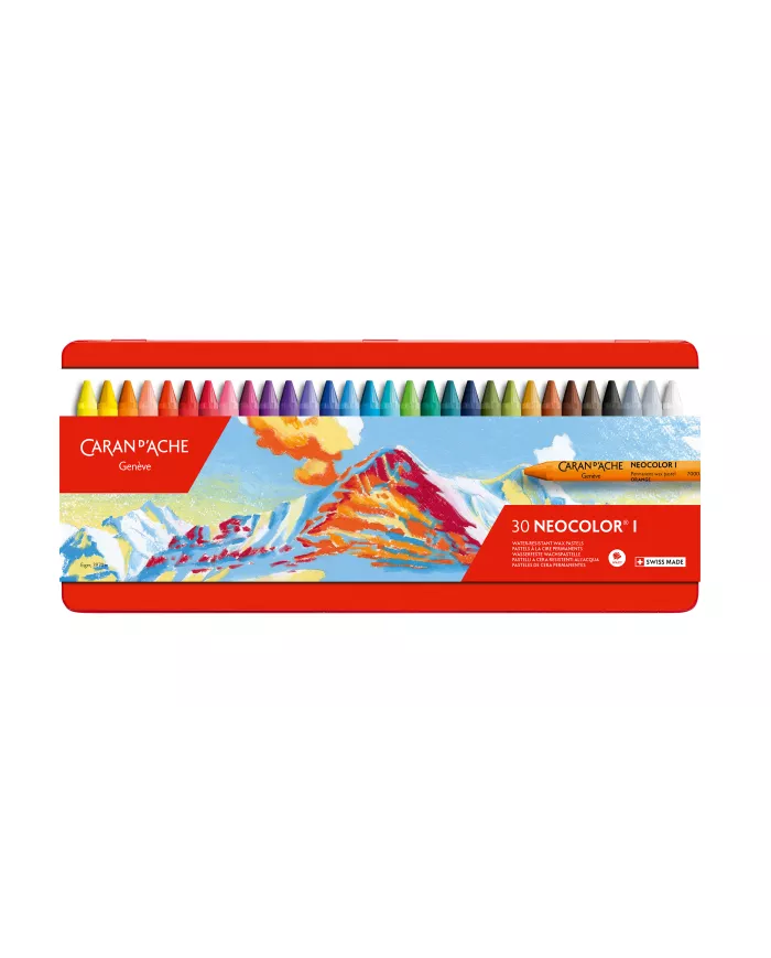 Boîte de pastels Neocolor I, 30 pièces