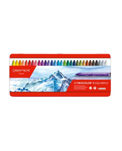 Boîte de pastels Neocolor II, 30 pièces