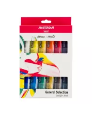 Set Amsterdam acrylique 12x20ml