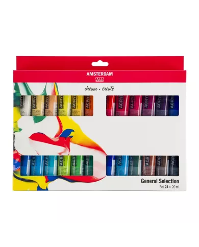 Set Amsterdam acrylique 24x20ml