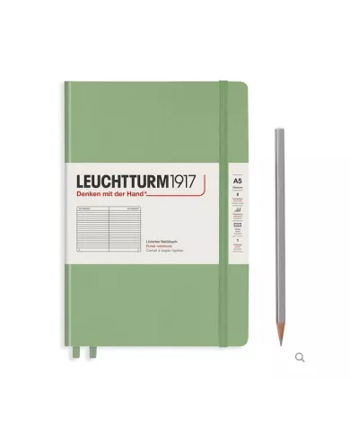 Carnet A5 Hardcover Leuchtturm 1917 sauge