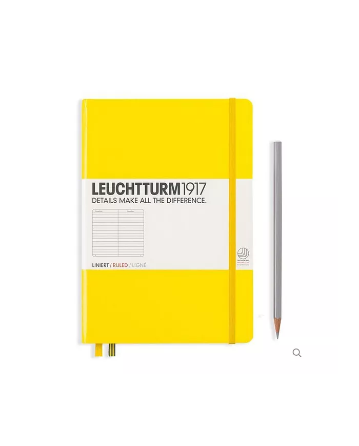 Carnet A5 Hardcover Leuchtturm 1917 citron