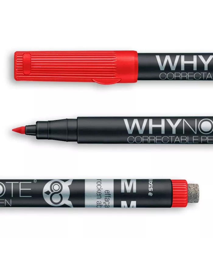 WhyNote - Feutre effaçable MOYEN Rouge