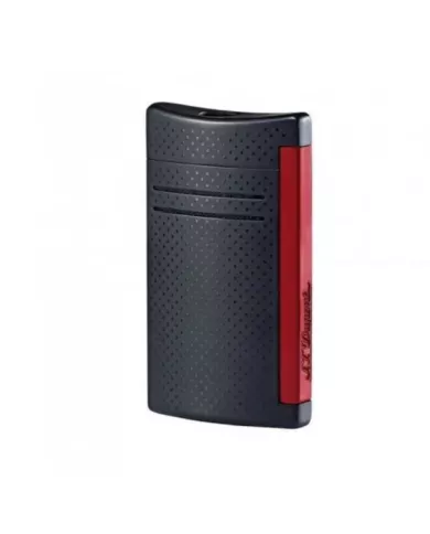 S.T. Dupont - Briquet Maxijet  Noir mat et rouge