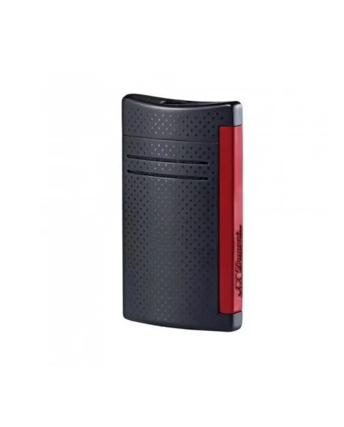 S.T. Dupont - Briquet Maxijet  Noir mat et rouge