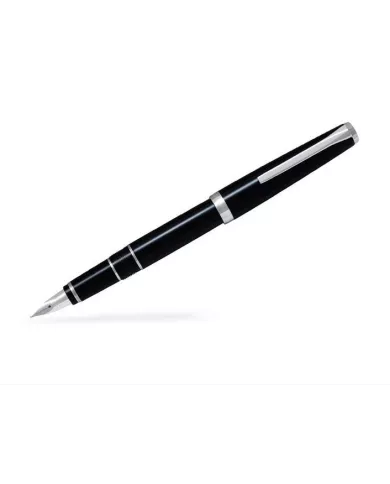 Pilot - Stylo-Plume Falcon laque noir finition rhodié