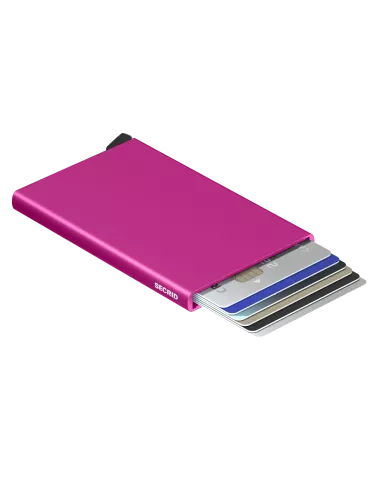 Secrid - Porte-cartes de crédit en alumunium Fuchsia