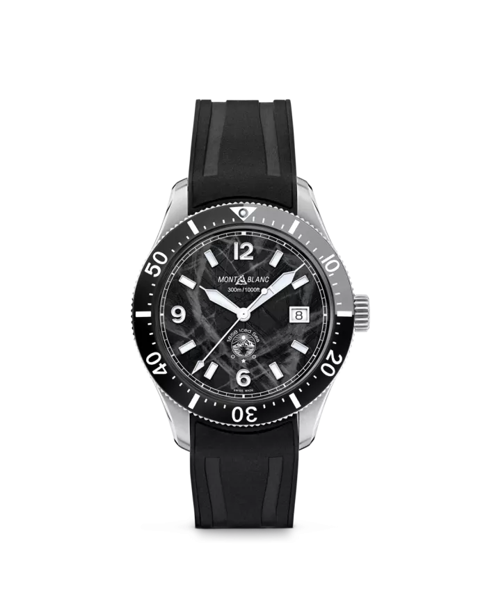 Montre Montblanc 1858 Iced Sea Automatic Date Black