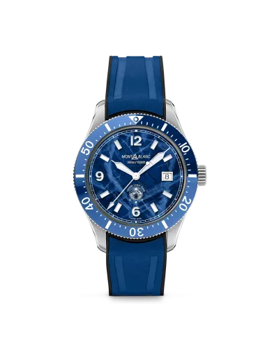 Montre Montblanc 1858 Iced Sea Automatic Date Blue