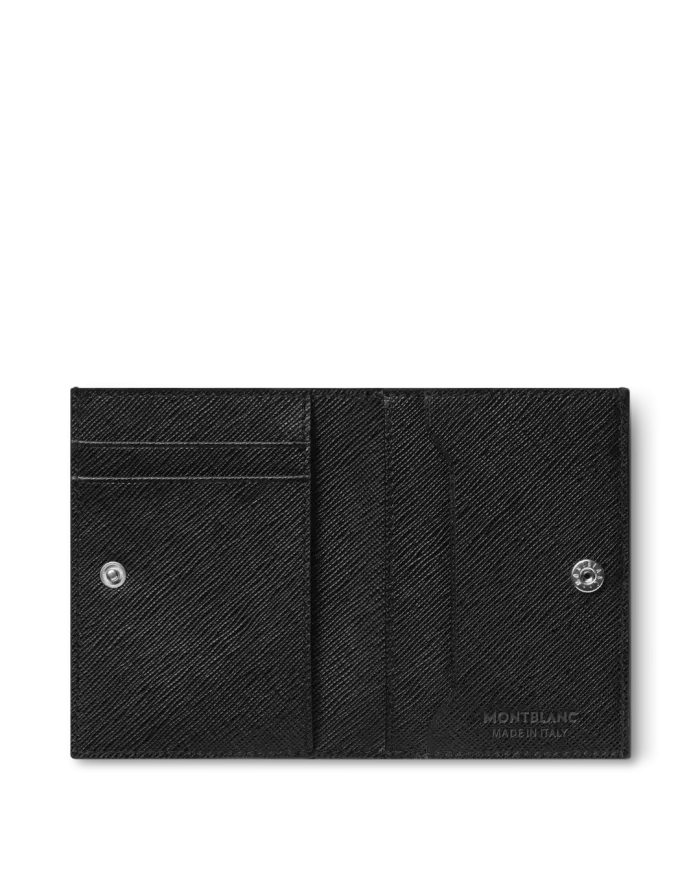 Portefeuille mini format 4cc Sartorial noir
