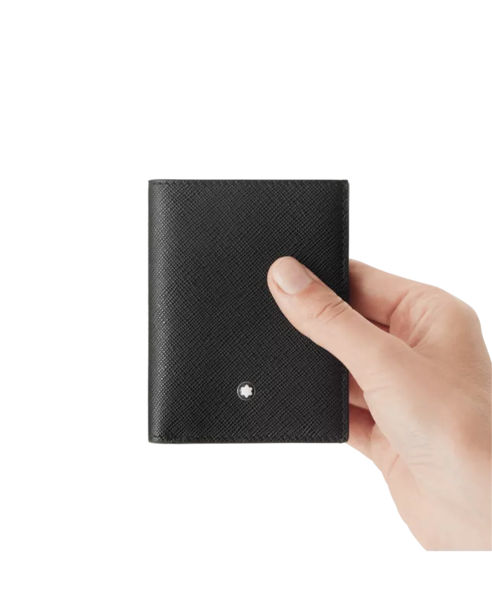 Portefeuille mini format 4cc Sartorial noir