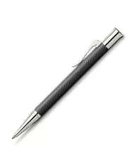 Graf von Faber-Castell - Stylo-bille Guilloché Ciselé finition plaqué rhodium