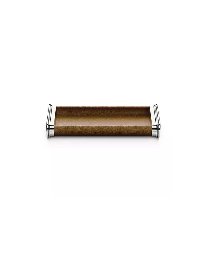 Graf von Faber-Castell - Plumier finition cuir grainé cognac