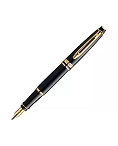 Stylo-Plume Expert Laque Noir finition doré