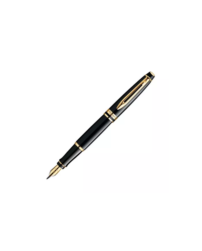 Stylo-Plume Expert Laque Noir finition doré