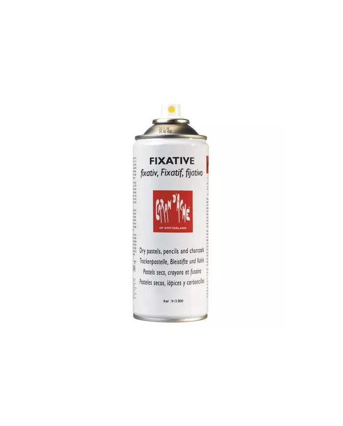 Spray fixatif universel, crayon, fusain, pastel sec Caran d'Ache 400ml