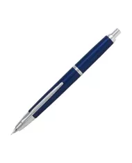 Pilot - Stylo-Plume Décimo laque bleu finition rhodié, 3 tailles de bec F, M, B