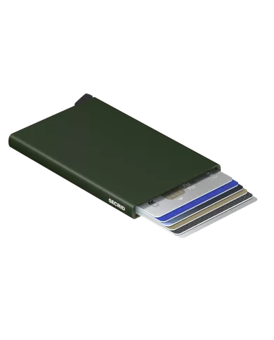 Secrid - Porte-cartes de crédit en alumunium Vert