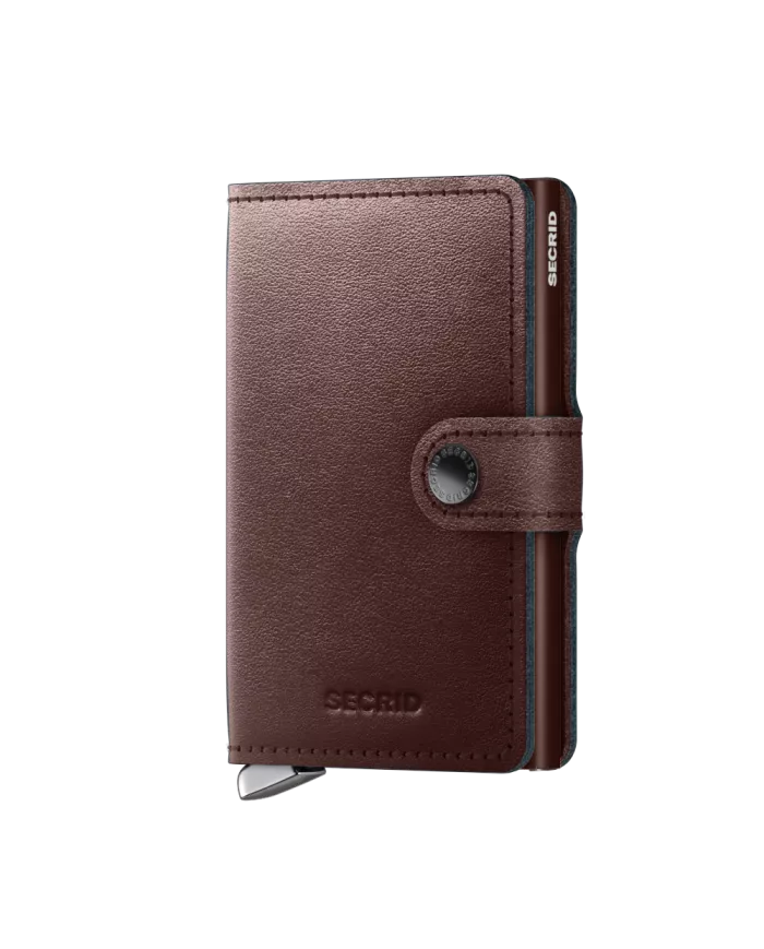 Secrid - Porte-cartes de crédit en cuir DUSK brun foncé