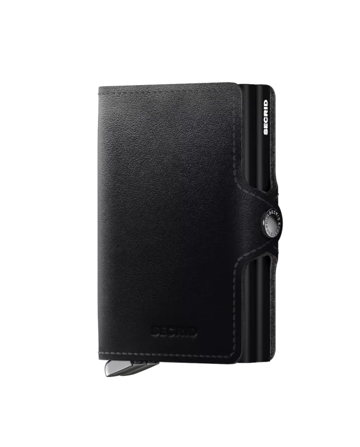 Secrid Porte-cartes de crédit en cuir DUSK noir