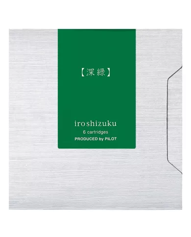 Cartouche d'encre Iroshizuku 6 pièces, Les Verts