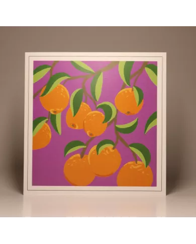 Carte Carrée- Orange