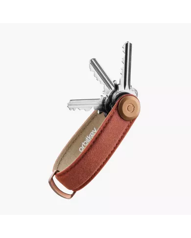 Porte-clés Orbitkey Canvas Brick Red