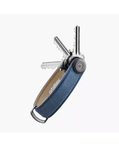 Porte-clés Orbitkey Canvas Navy Blue