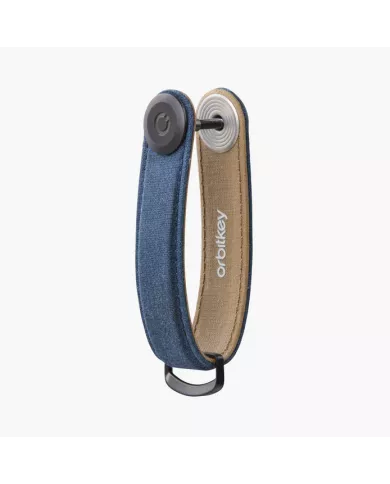 Porte-clés Orbitkey Canvas Navy Blue