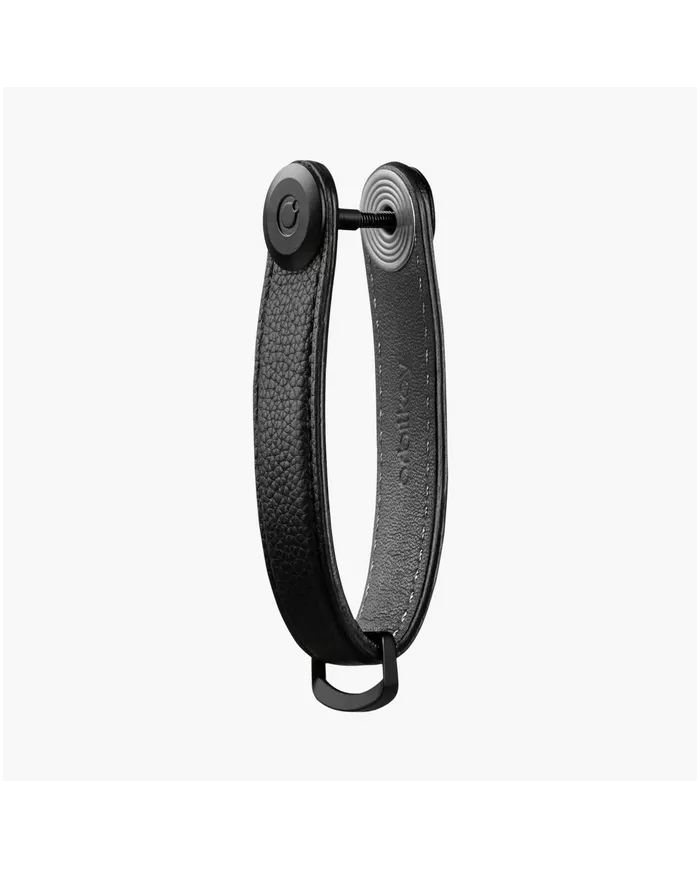 Porte-clés Orbitkey Pebbled Leather Caviar
