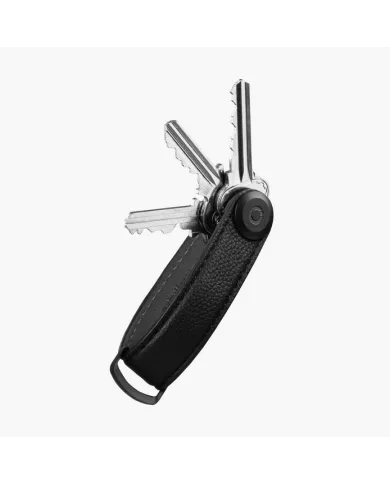 Porte-clés Orbitkey Pebbled Leather Caviar