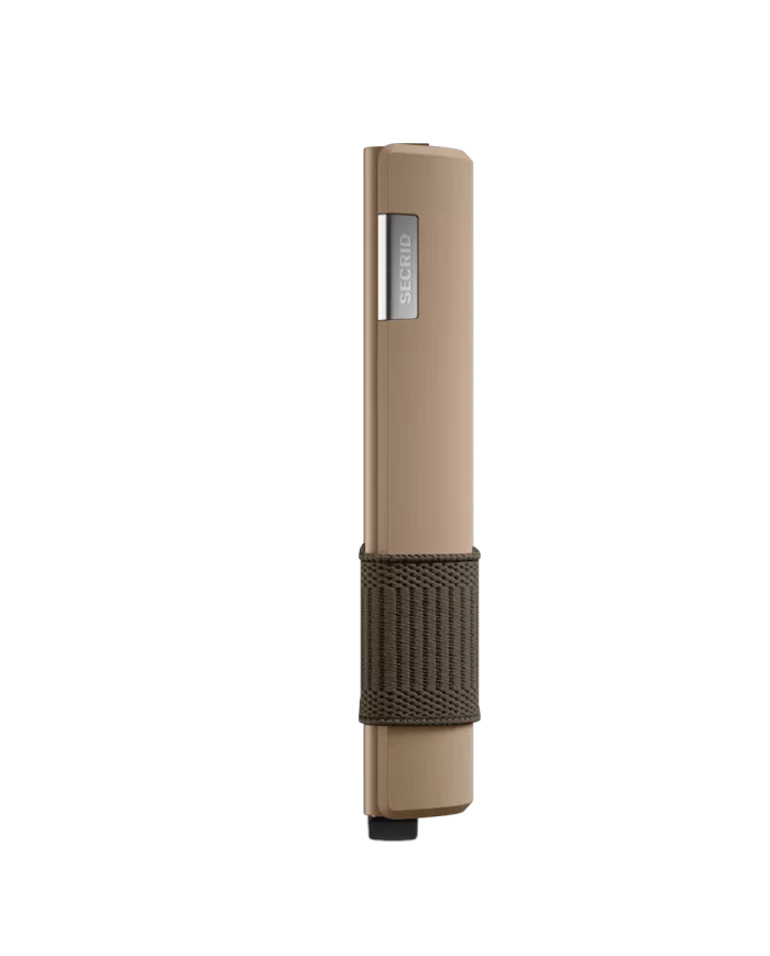 Secrid - Porte-cartes de crédit en aluminium Desert