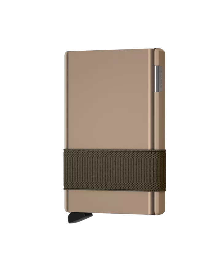 Secrid - Porte-cartes de crédit en aluminium Desert