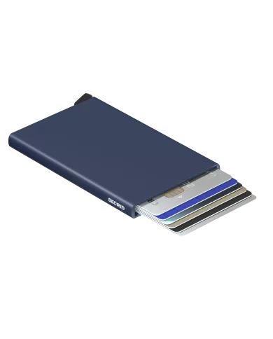 Secrid - Porte-cartes de crédit en aluminium Navy