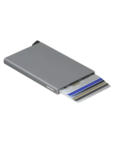 Secrid - Porte-cartes de crédit en aluminium titanium