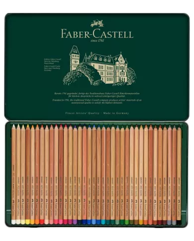 Boîte de crayons pastel Pitt Faber Castell, assortiment de 36 pces