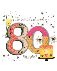 Carte Anniversaire 80 ans