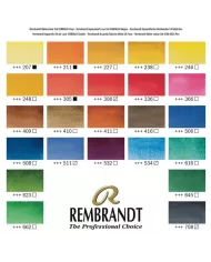 Set métal Aquarelle Rembrant | 12, 24, 36 ou 48 couleurs