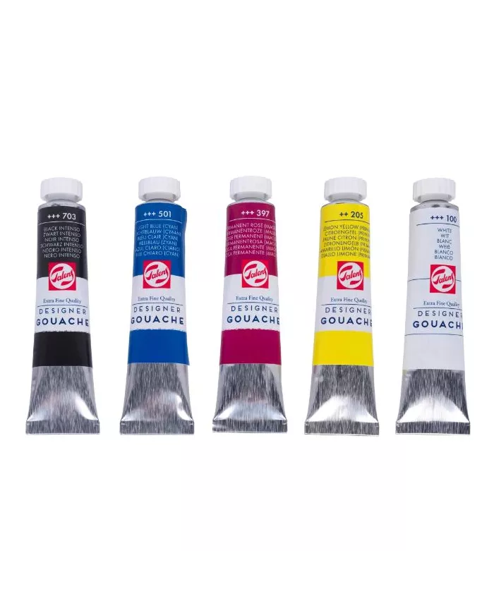 Gouache Talens | 5 x 20 ml