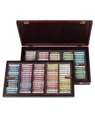 Coffret bois de pastels Artist Neopastel, 96 pièces