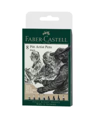 Feutre Pitt Artist Pen 199 noir  1.5/C/B/FM | 4 Feutres