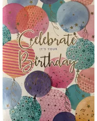 Carte A4 Celebrate Birthday