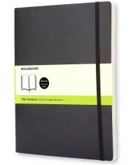 Carnet Moleskine noir - blanco - hard cover