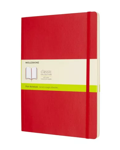 Carnet Moleskine rouge - blanco - soft cover